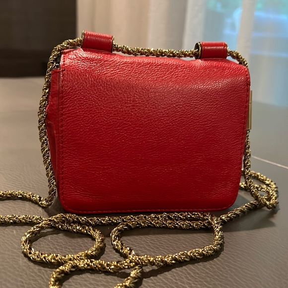 🔹CHLOE Red Leather Mini Elsie Bag - Picture 5 of 15